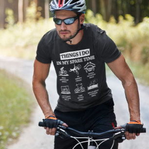 Wat ik doe in mijn vrije tijd - MTB Mountain Bike T-shirt