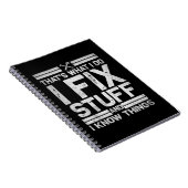 Wat ik doe, maak ik dingen vast en ik weet dingen notitieboek (Rechterzijde)