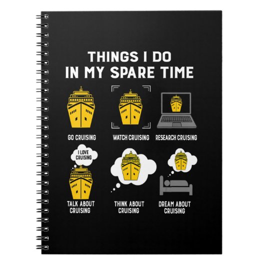 Wat ik in mijn vrije tijd doe, is grappig notitieboek (Voorkant)