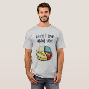 Wat ik leuk vind aan jou Eerst koken! T-shirt