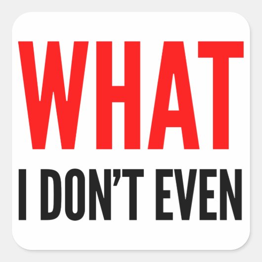 Wat ik niet eens Sticker (Voorkant)
