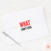 Wat ik niet eens Sticker (Envelop)