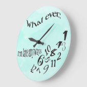 Wat ik ook ben, laat Blauwgroen Waterverf Grote Klok (Hoek)