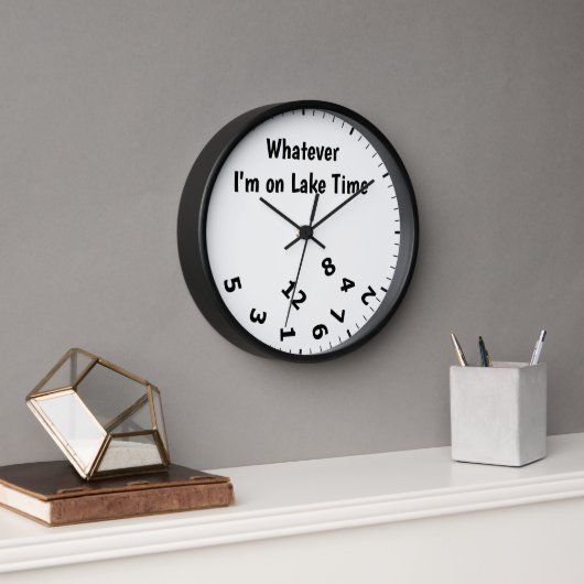 Wat ik ook ben op Lake Time Clock (Kantoor)