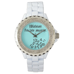 Wat ik ook laat ben, toch daalt het aantal horloge