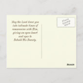 Wat ik van de Heer wilde, Psalm 27:4, Briefkaart (Achterkant)