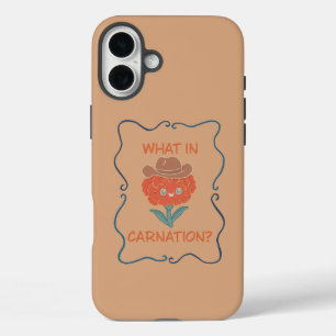 Wat in Anjer Grappige Cowboy Bloem iPhone 16 Plus Hoesje