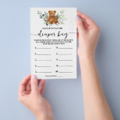 Wat in de Kaart van het Beer Greenery Shower-spel  (Hand)