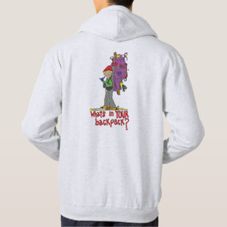 wat in je rugzak hoodie