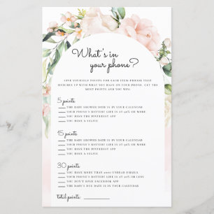 Wat in Uw Spel van het Baby shower van het Scheerm