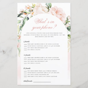 Wat in Uw Spel van het Baby shower van het Scheerm