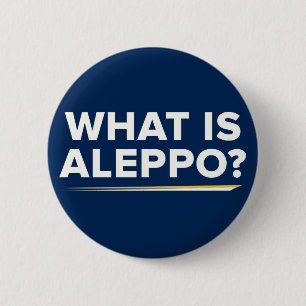 Wat is Aleppo? Knoop Ronde Button 5,7 Cm