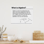 Wat is Algebra? Poster (Keuken)