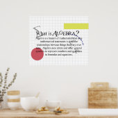 Wat is Algebra? Poster *Bijgewerkt* (Keuken)