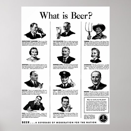 Wat is Beer? Poster (Voorkant)