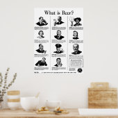 Wat is Beer? Poster (Keuken)