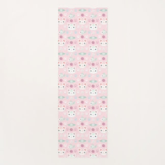 Wat is Cool, Kitty Cat in Roze en Mint Yogamat