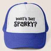 "Wat is dat Sparky?" Trucker Pet (Voorkant)