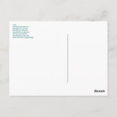 Wat is de Actress? Briefkaart (Achterkant)