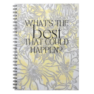 Wat is de Beste dat Kan Gebeuren Bloemen Notitieboek