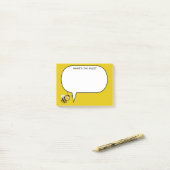 Wat is de Buzz Bee Personaliseren? Post-it® Notes (Op bureau)