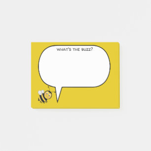 Wat is de Buzz-bijen personaliseren Post-it® Notes