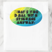 Wat is de deal met Stickers eigenlijk? Sticker (Tas)