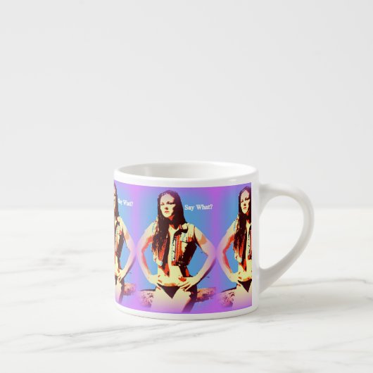 wat is de espresso - mok ? (Rechts)