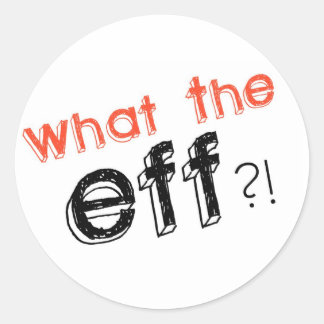 Wat is de EVF?! Stickers! Ronde Sticker