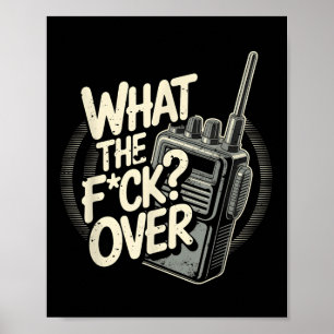 Wat is de FC K over Walkie Talkie Hand Radio SAR Poster