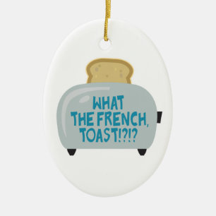 wat is de franse toast ? keramisch ornament
