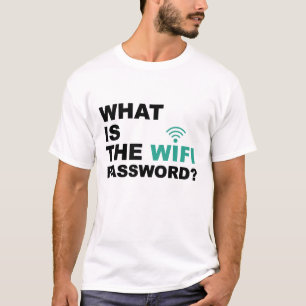 Wat is de Funny van het Wachtwoord WIFI T-shirt