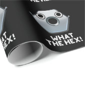 Wat is de hex Funny Hexagon-vorm, donker BG Cadeaupapier (Rol Hoek)