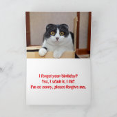 WAT IS DE ?? LATE VERJAARDAG KAART (Binnen)