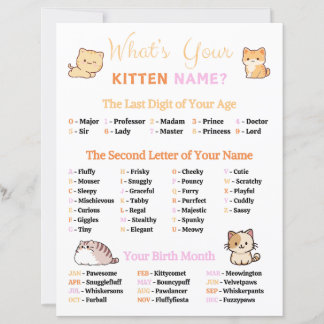 Wat is de naam van uw kitten spel