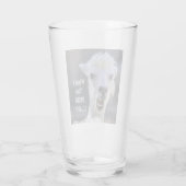 Wat is de Prob-Llama? Cute Funny LLAMA Glas (Achterkant)