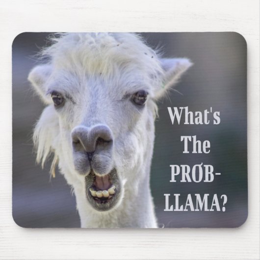 Wat is de Prob-Llama? Cute Funny LLAMA Muismat (Voorkant)