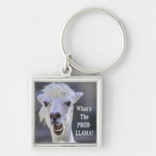 Wat is de Prob-Llama? Cute Funny LLAMA Sleutelhanger