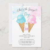 Wat is de Scoop Boy of Girl Gender Reveal Party? Kaart (Voorkant)