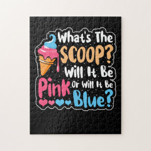 Wat is de Scoop Gender openbaart Ice Cream Baby Legpuzzel