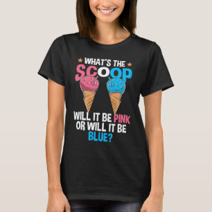 Wat is de Scoop Geslacht onthullen bijpassende ijs T-shirt