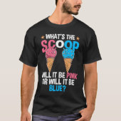 Wat is de Scoop Geslacht onthullen bijpassende ijs T-shirt (Voorkant)