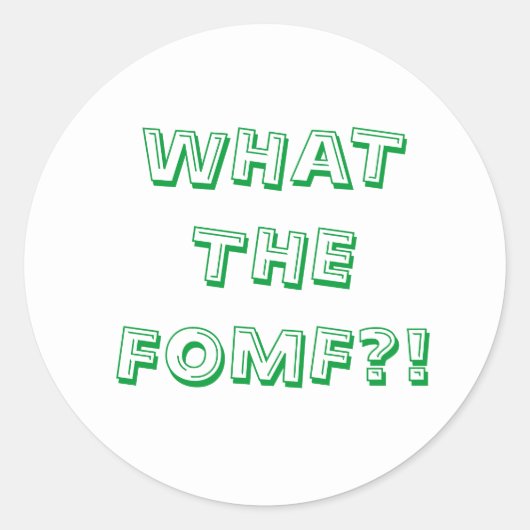 Wat is de vorm ronde sticker (Voorkant)
