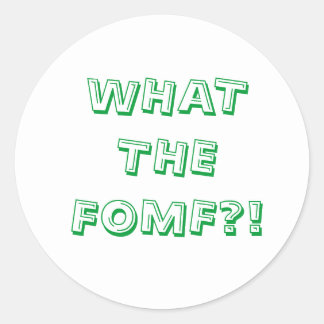 Wat is de vorm ronde sticker