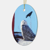 Wat is de wereld die je ziet? keramisch ornament (Links)