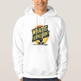 Wat is depressie? – Gedachteprovocatie mentale war Hoodie