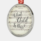 Wat is dit kind? metalen ornament (Links)