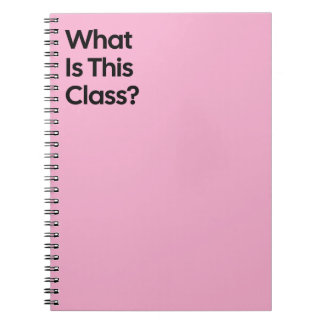 Wat Is Dit Voor Klas Aantekeningenboek Notitieboek