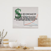 Wat is Economie? *BIJGEWERKT* Poster (Keuken)