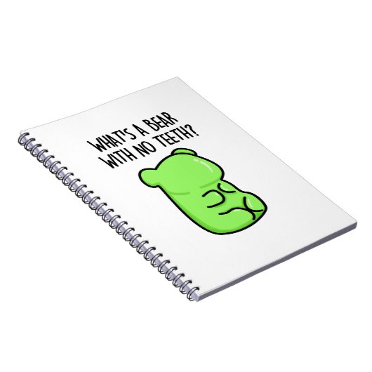 Wat is een beer zonder tanden Grappenmakerij met G Notitieboek (Rechterzijde)